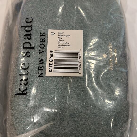 kate spade Glimmer Oval Camera Bag - Festive Teal - Picture 6 of 7